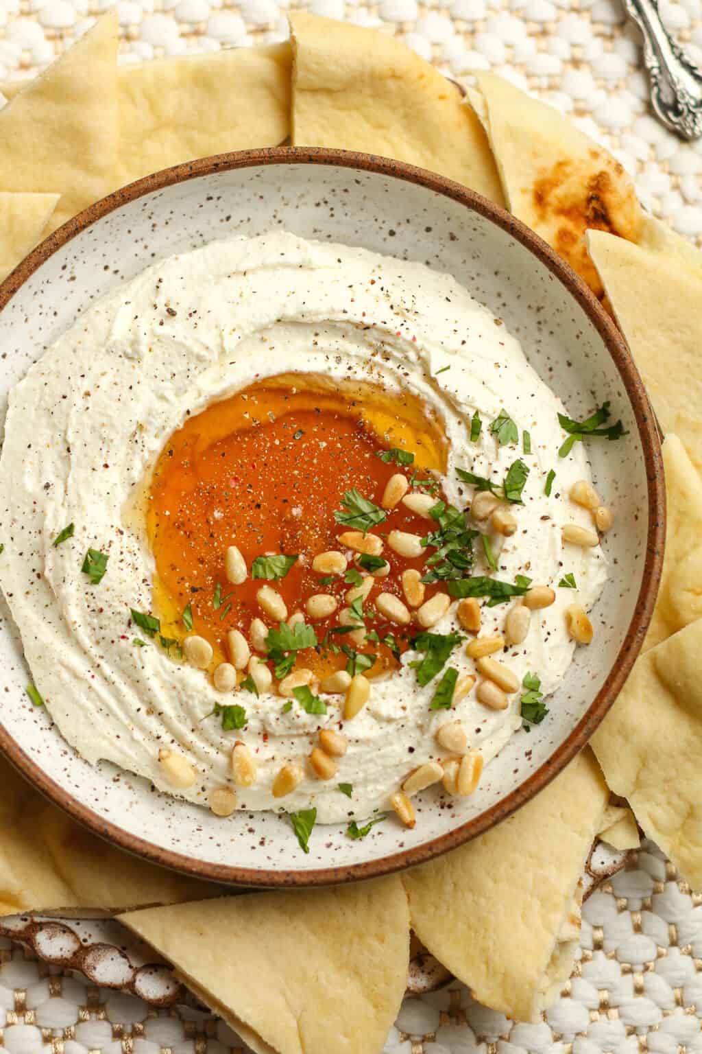 Whipped Feta Dip with Honey - SueBee Homemaker