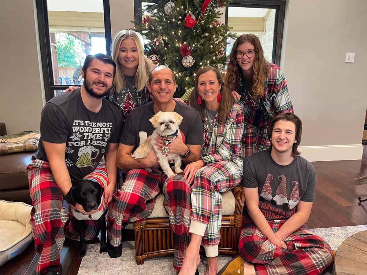 Our 2020 Christmas family photo.