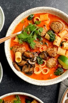 Thai Meatball Soup - SueBee Homemaker