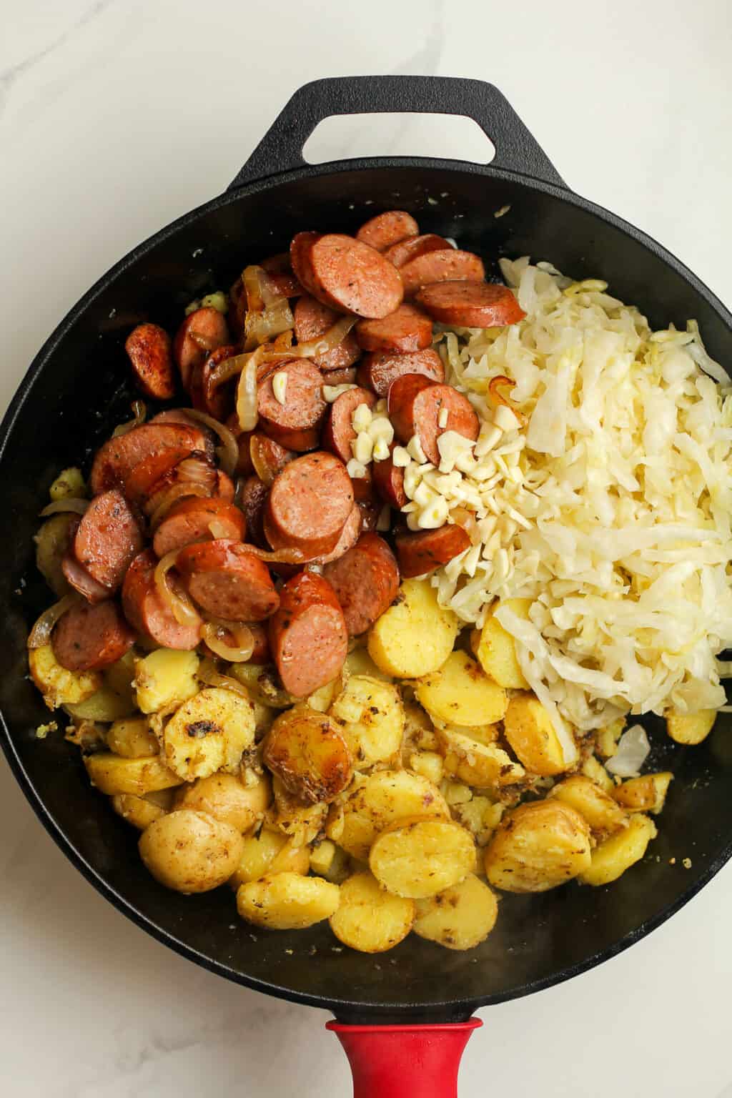 Kielbasa and Sauerkraut - SueBee Homemaker