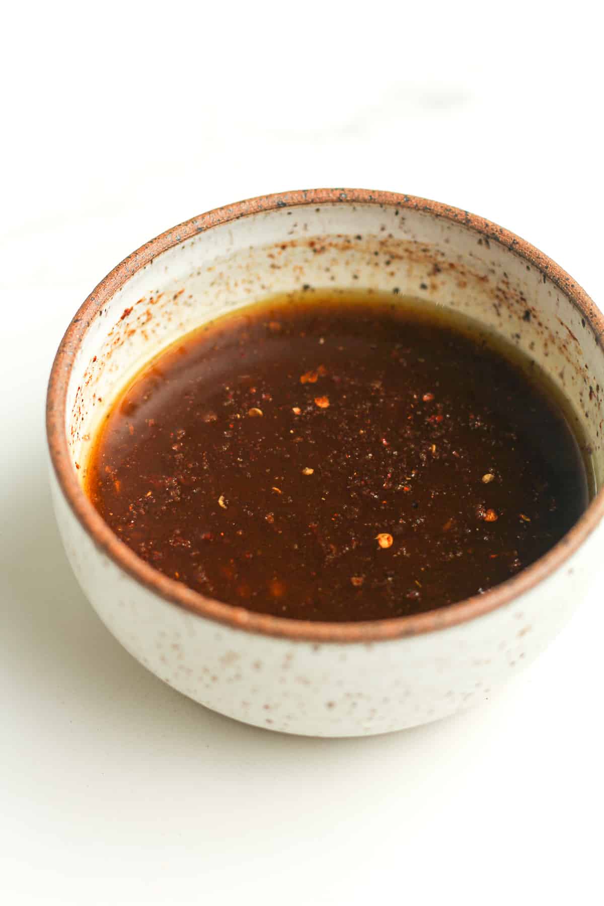 A bowl of the Mexican marinade.