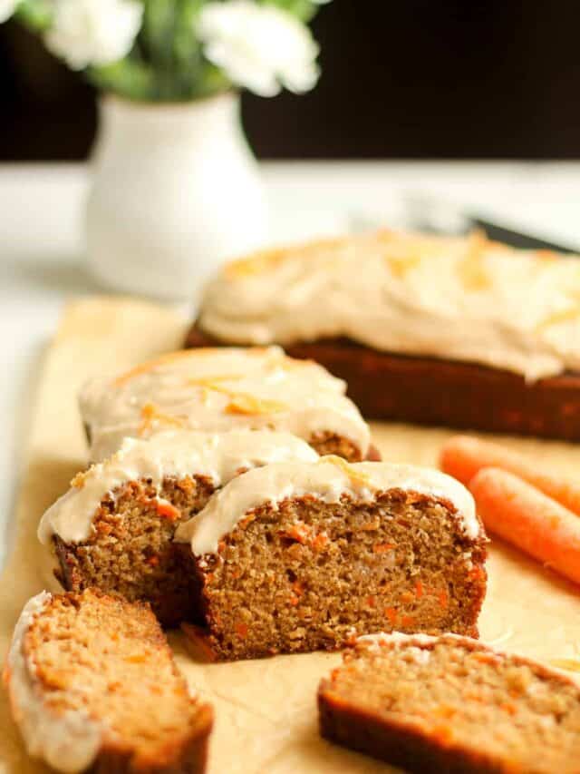 Easy Carrot Cake Loaf Story