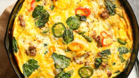 Hearty Spinach Beef Frittata Recipe – Steph Gaudreau