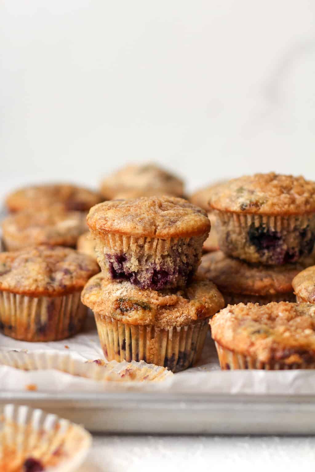 Lemon Blueberry Streusel Muffins - SueBee Homemaker