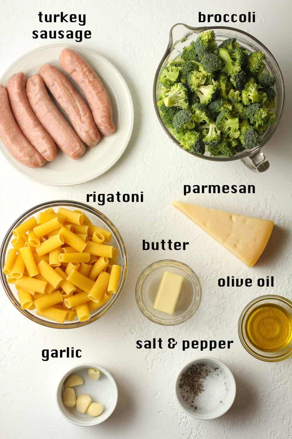 Rigatoni with Broccoli and Turkey Sausage - SueBee Homemaker