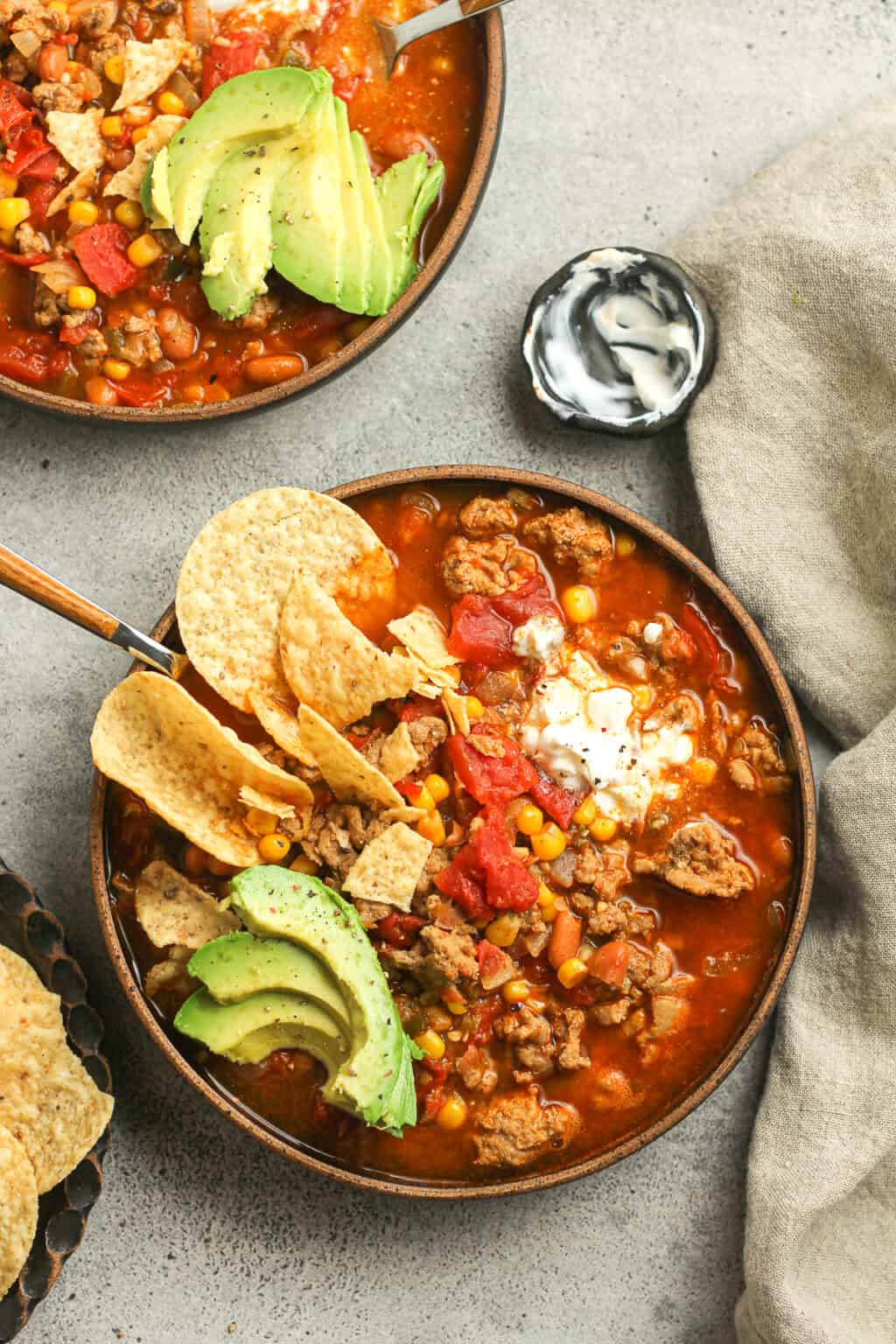 Favorite Turkey Taco Soup - SueBee Homemaker