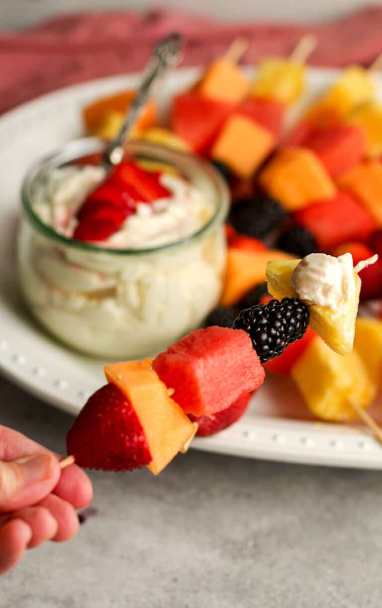 Fruit Dip Without Marshmallow Cream - SueBee Homemaker