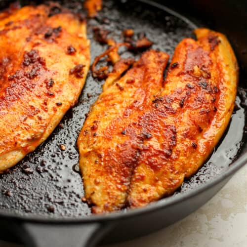 Cast Iron Tilapia - SueBee Homemaker