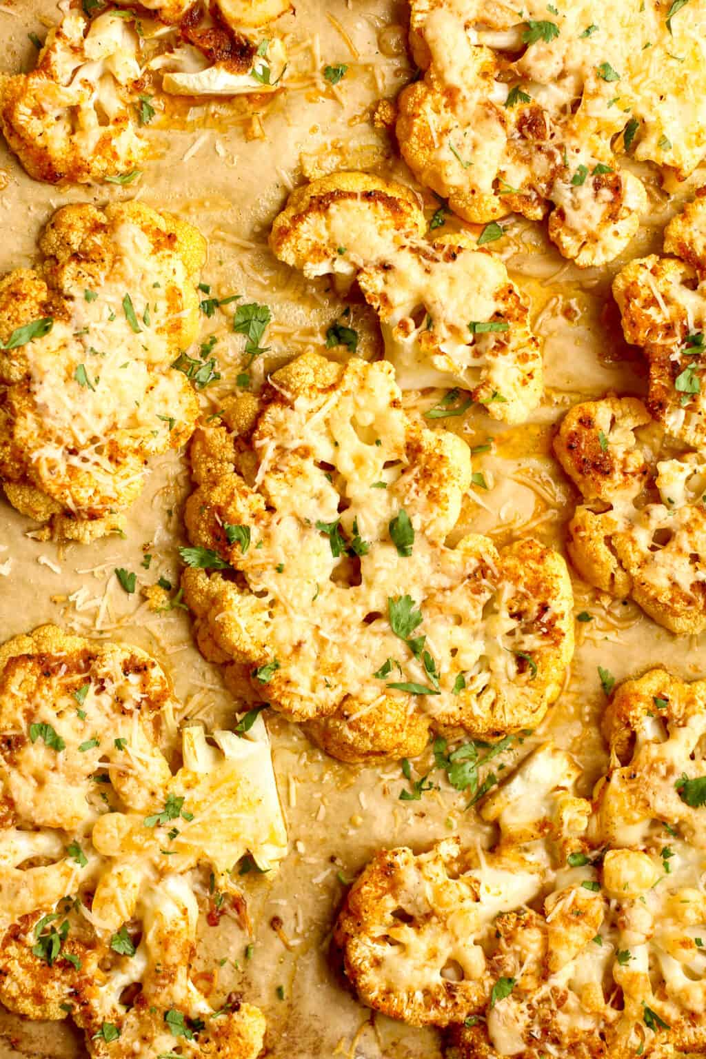 Cheesy Cauliflower Steaks Suebee Homemaker