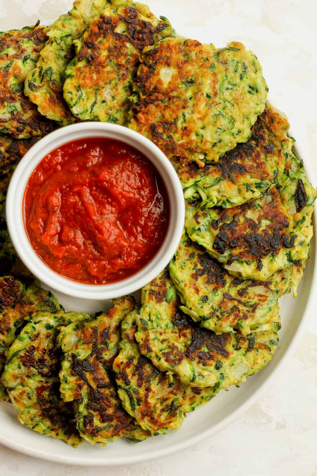 Grilled Italian Zucchini Fritters - SueBee Homemaker