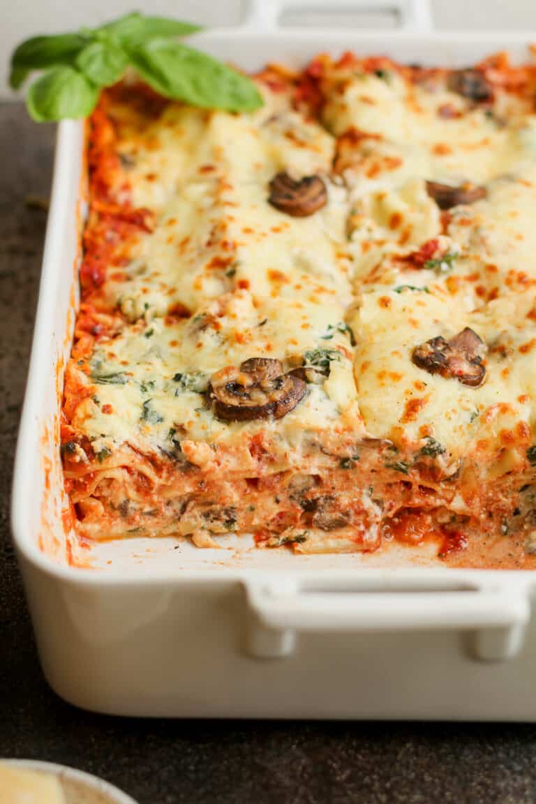 Spinach Ricotta Lasagna - SueBee Homemaker