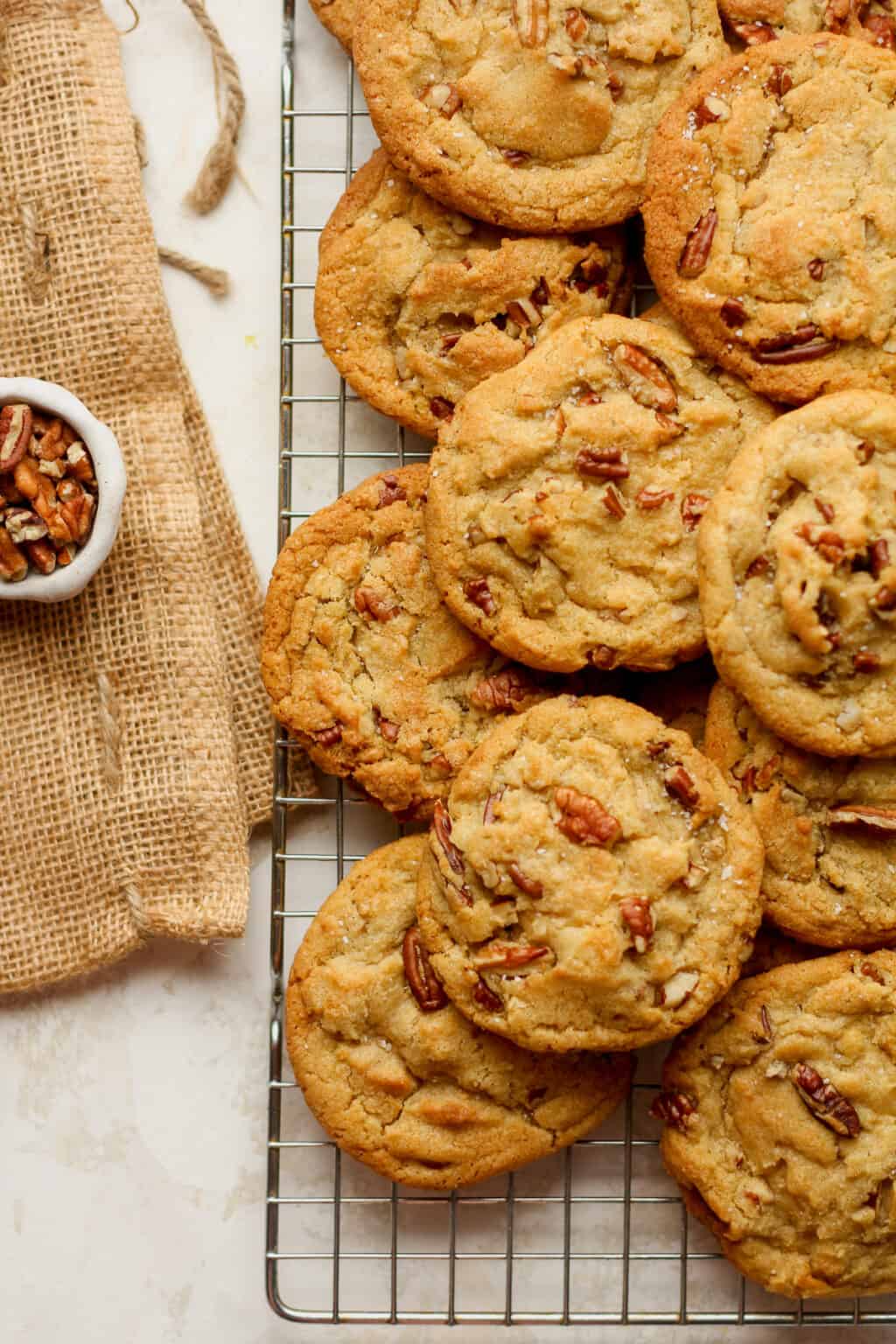 Chewy Brown Butter Pecan Cookies Suebee Homemaker 2236