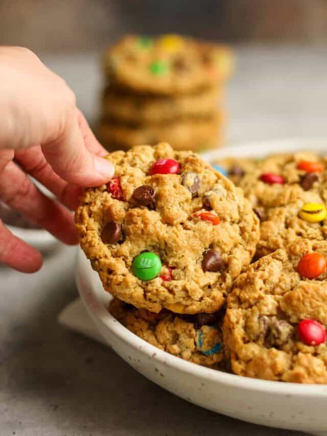 Flourless Monster Cookies Story