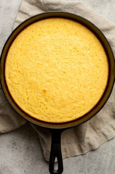 Cast Iron Skillet Cornbread Recipe - SueBee Homemaker