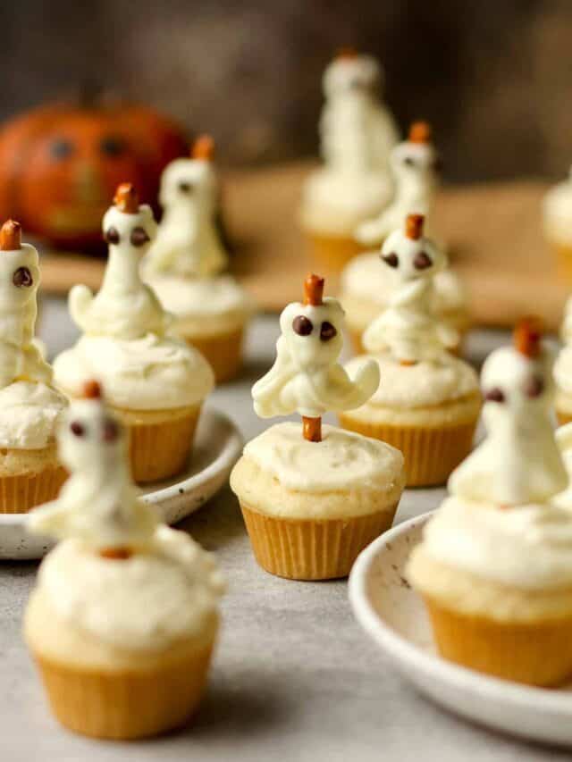 Halloween Ghost Cupcakes Story