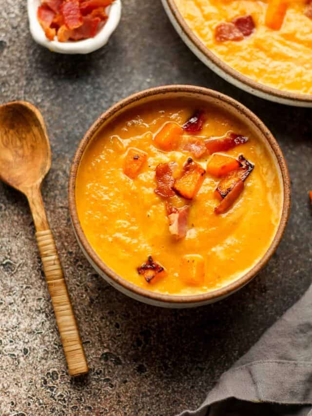 Butternut Squash Soup with Bacon Story