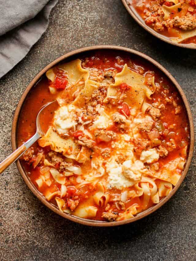 Turkey Lasagna Soup Story