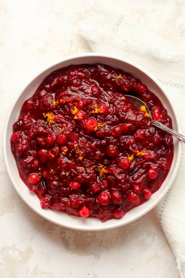 Naturally Sweetened Cranberry Sauce