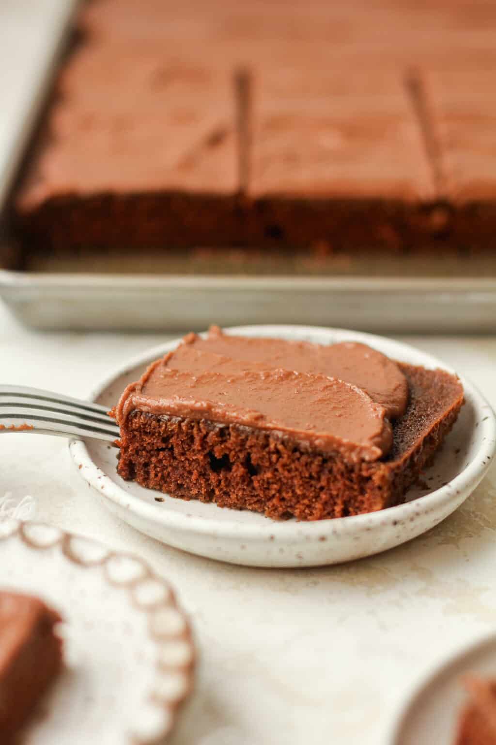 Texas Sheet Cake Brownies - SueBee Homemaker