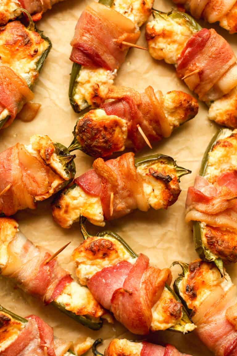 The BEST Bacon Wrapped Jalapeño Poppers - SueBee Homemaker