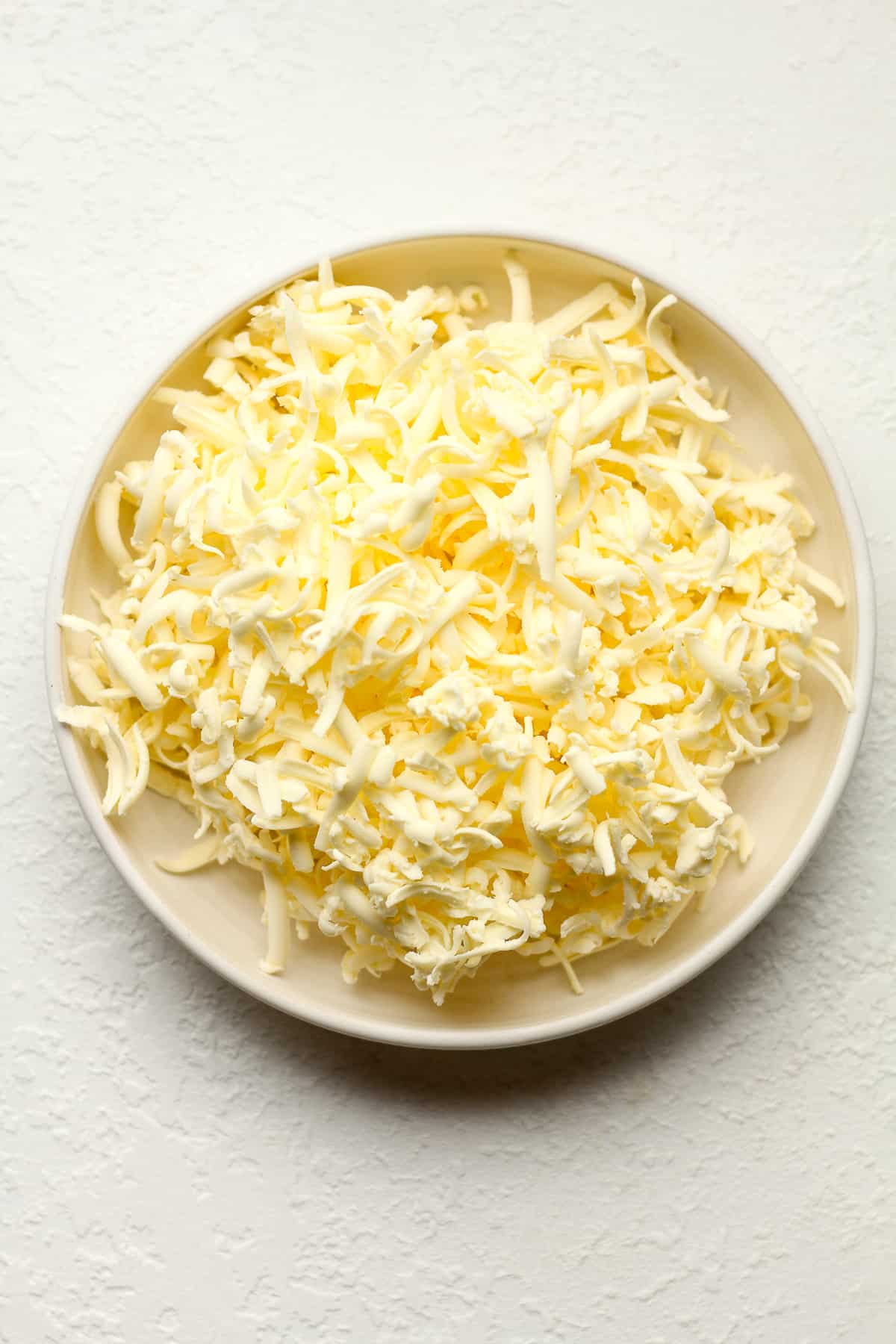 A plate of shaved frozen butter.