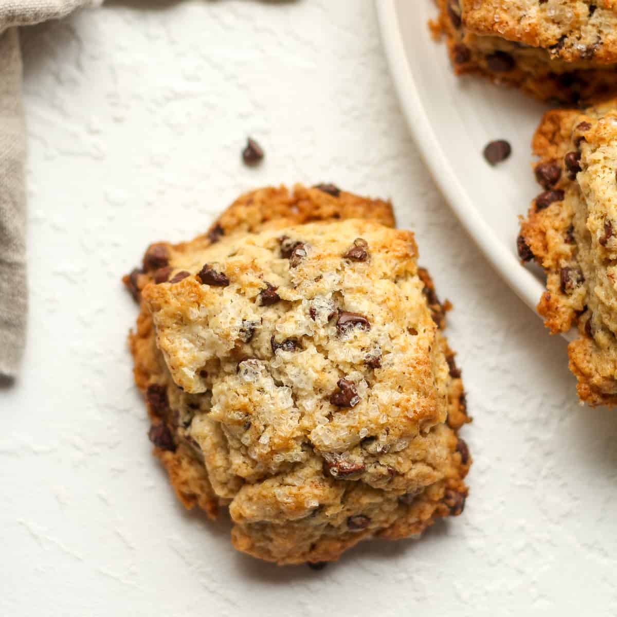 Chocolate Chip Scones Recipe - SueBee Homemaker