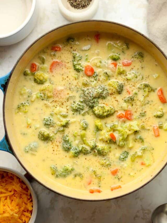 Creamy Broccoli Cheddar Soup Story