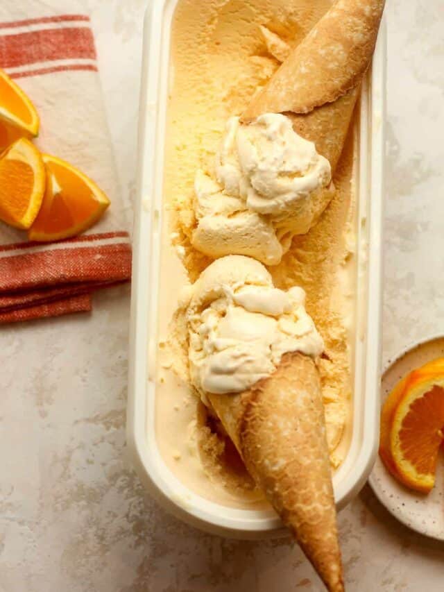 Orange Creamsicle Ice Cream Story