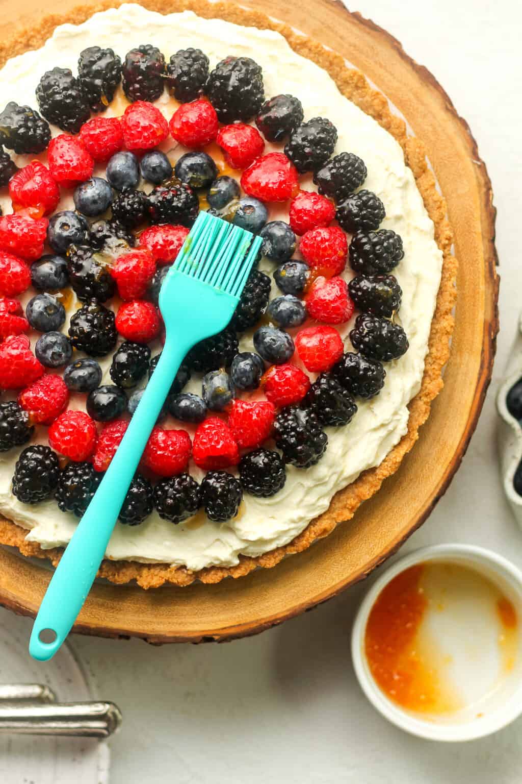 Cream Cheese Fruit Tart With Graham Crust SueBee Homemaker Cream Cheese Fruit Tart With Graham Crust SueBee Homemaker