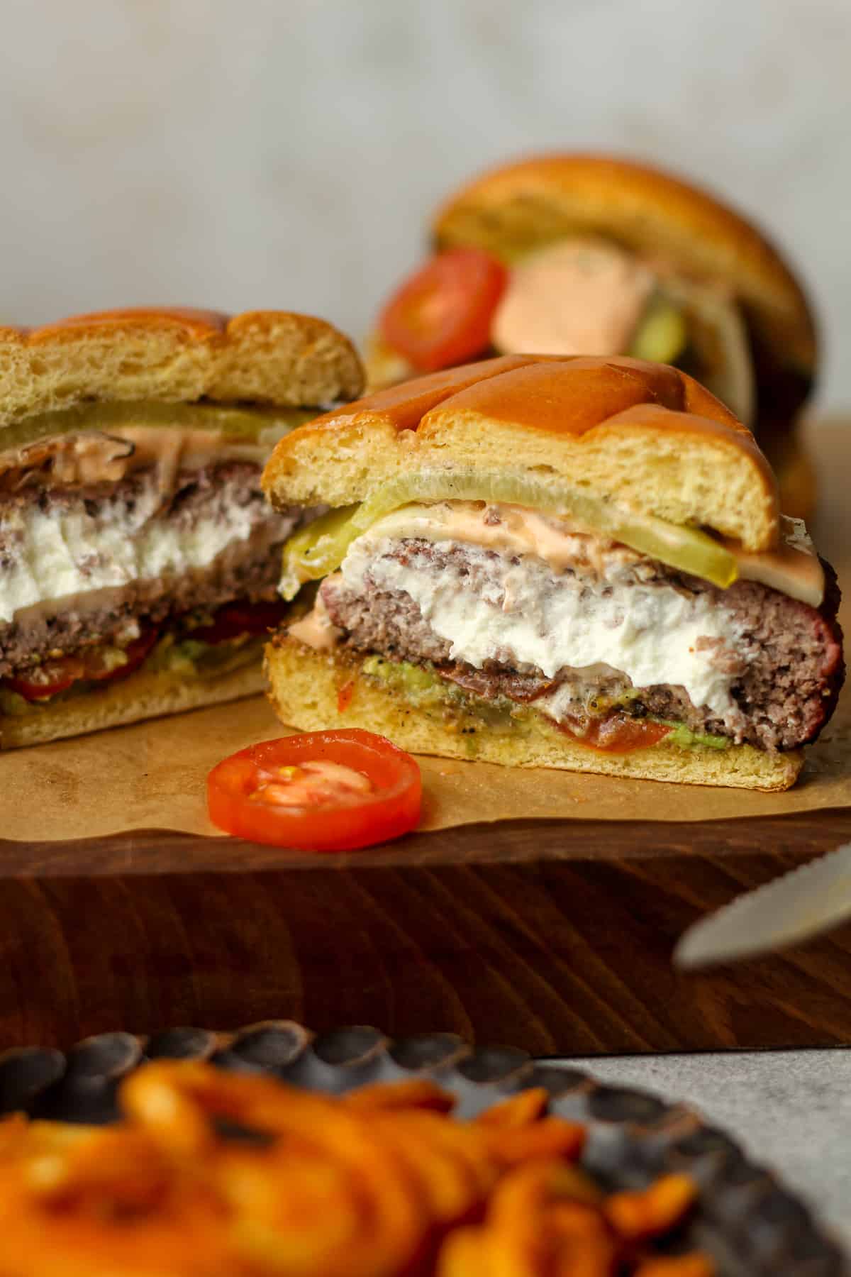 Goat Cheese Burgers