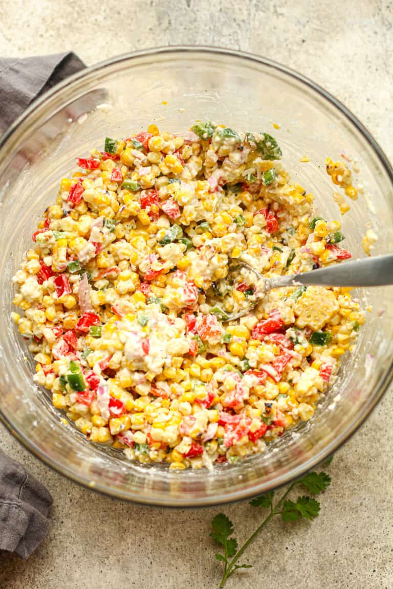 Mexican Street Corn Kale Salad SueBee Homemaker