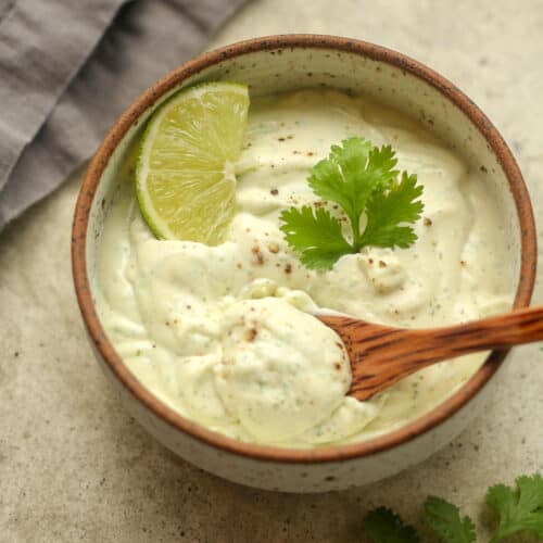 Creamy Cilantro Lime Dressing - SueBee Homemaker