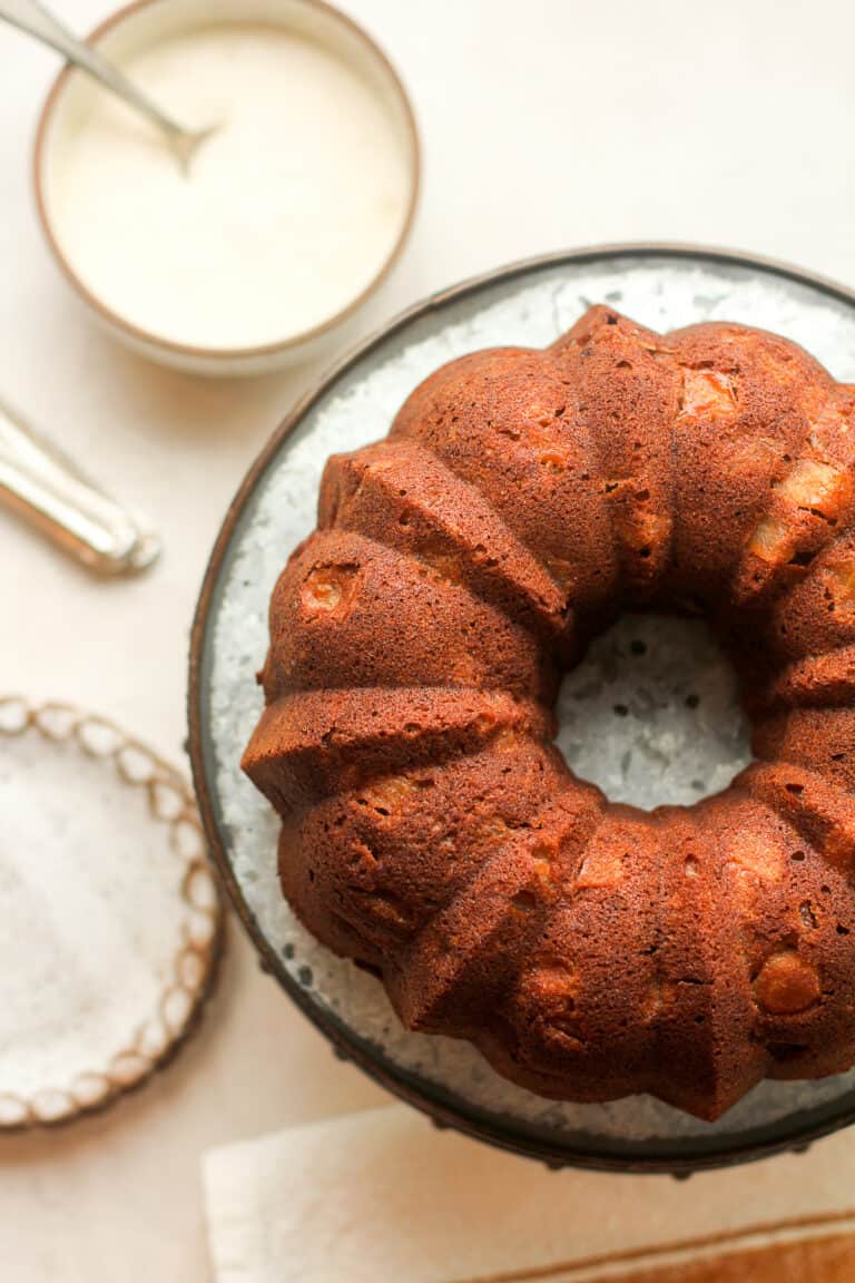 Apple Banana Bundt Cake SueBee Homemaker