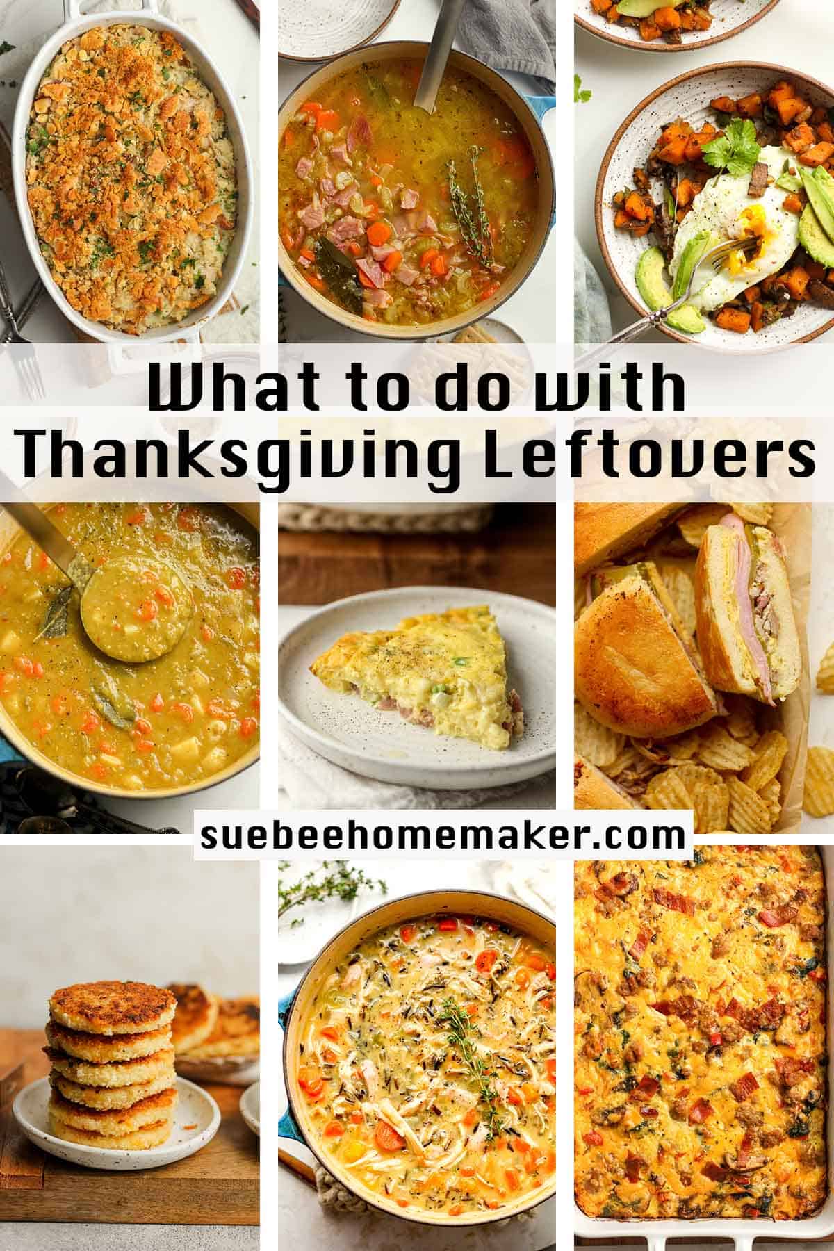 A roundup of nine recipes to make with Thanksgiving leftovers.