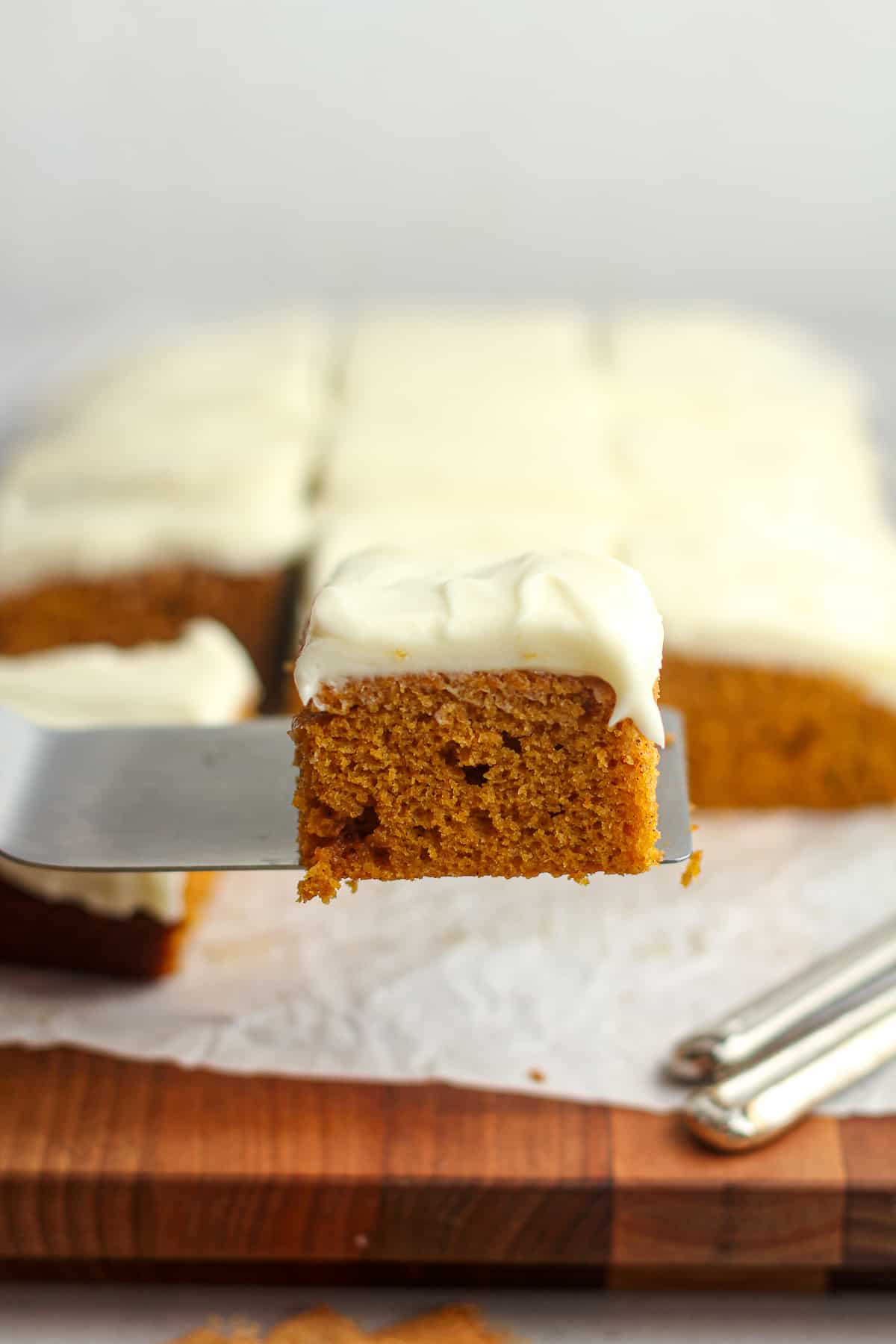 Best Pumpkin Cake with Cream Cheese Frosting