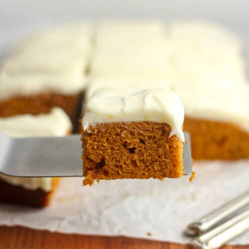 Best Pumpkin Cake with Cream Cheese Frosting - SueBee Homemaker