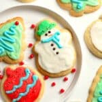 Some decorated cut-out sugar cookies.