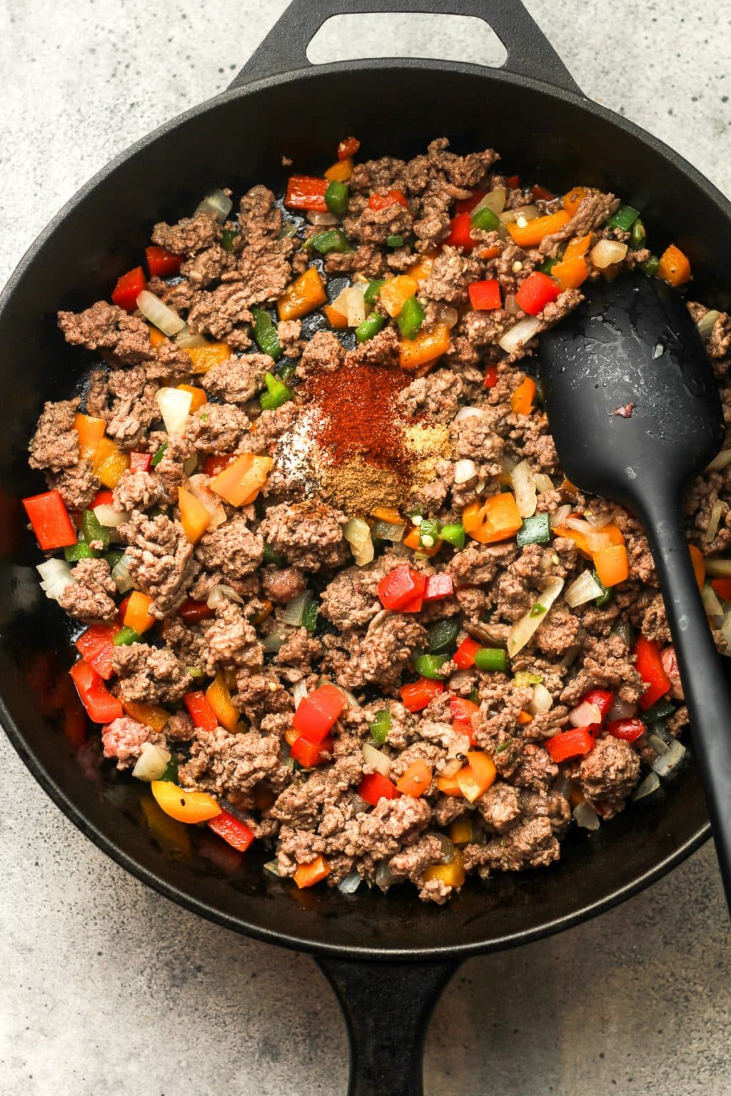 Skillet Beef Enchiladas (made in one pan!) - SueBee Homemaker