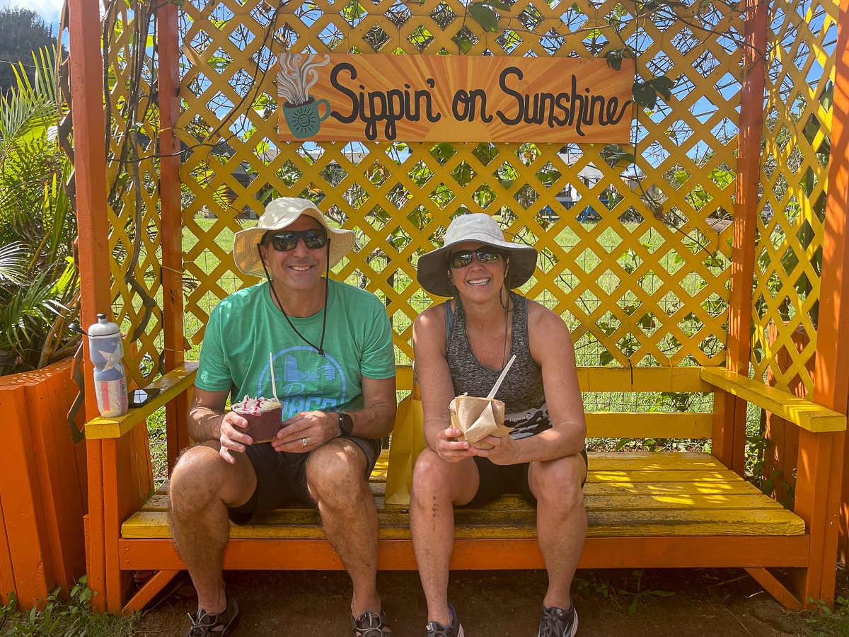 Mike and I at The Sunrise Shack.