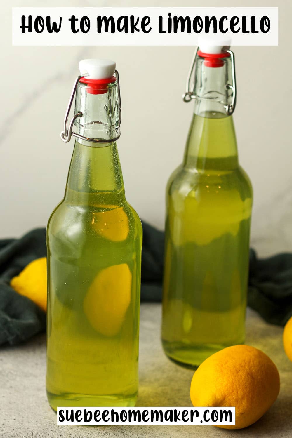 Two bottle of limoncello.