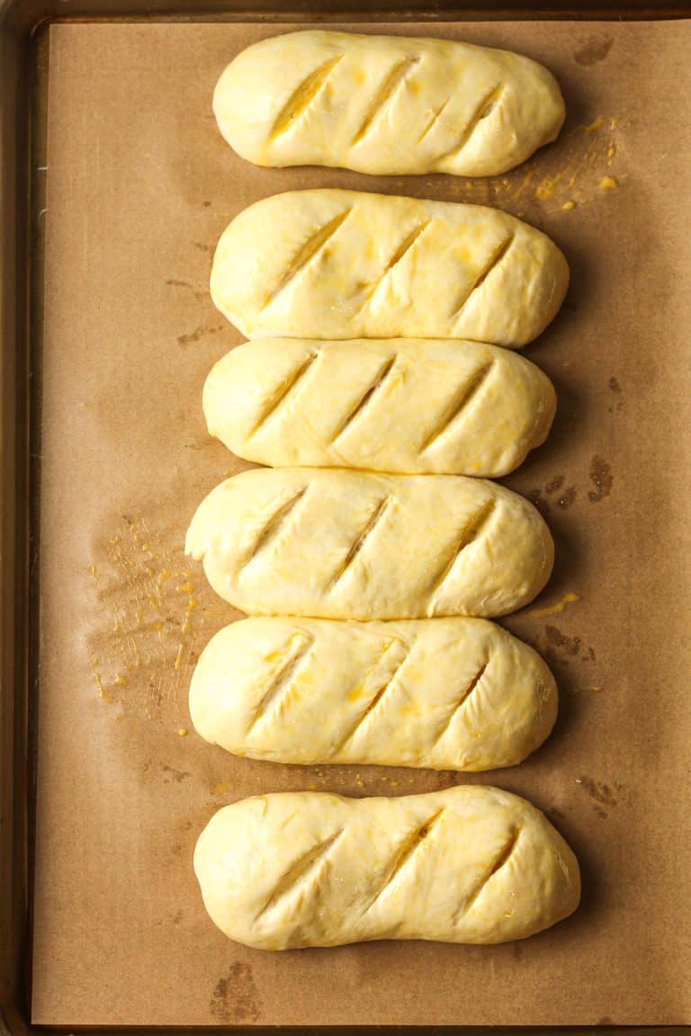 Soft and Chewy Homemade Hoagie Rolls - SueBee Homemaker