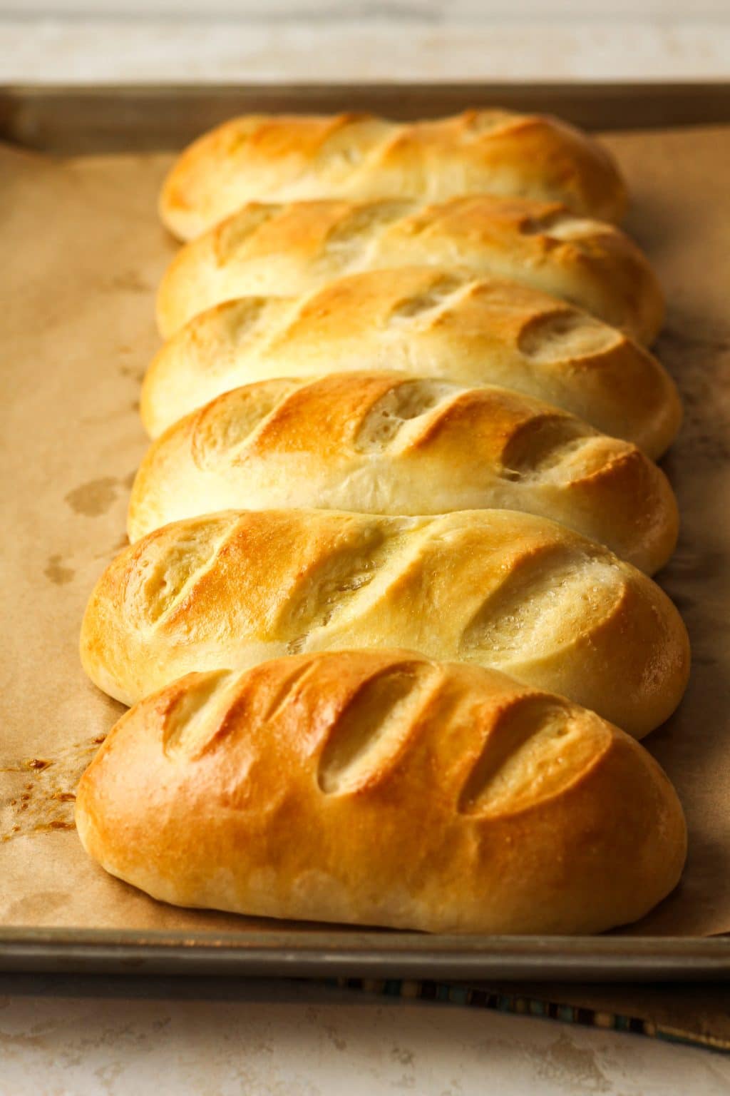 Soft and Chewy Homemade Hoagie Rolls - SueBee Homemaker