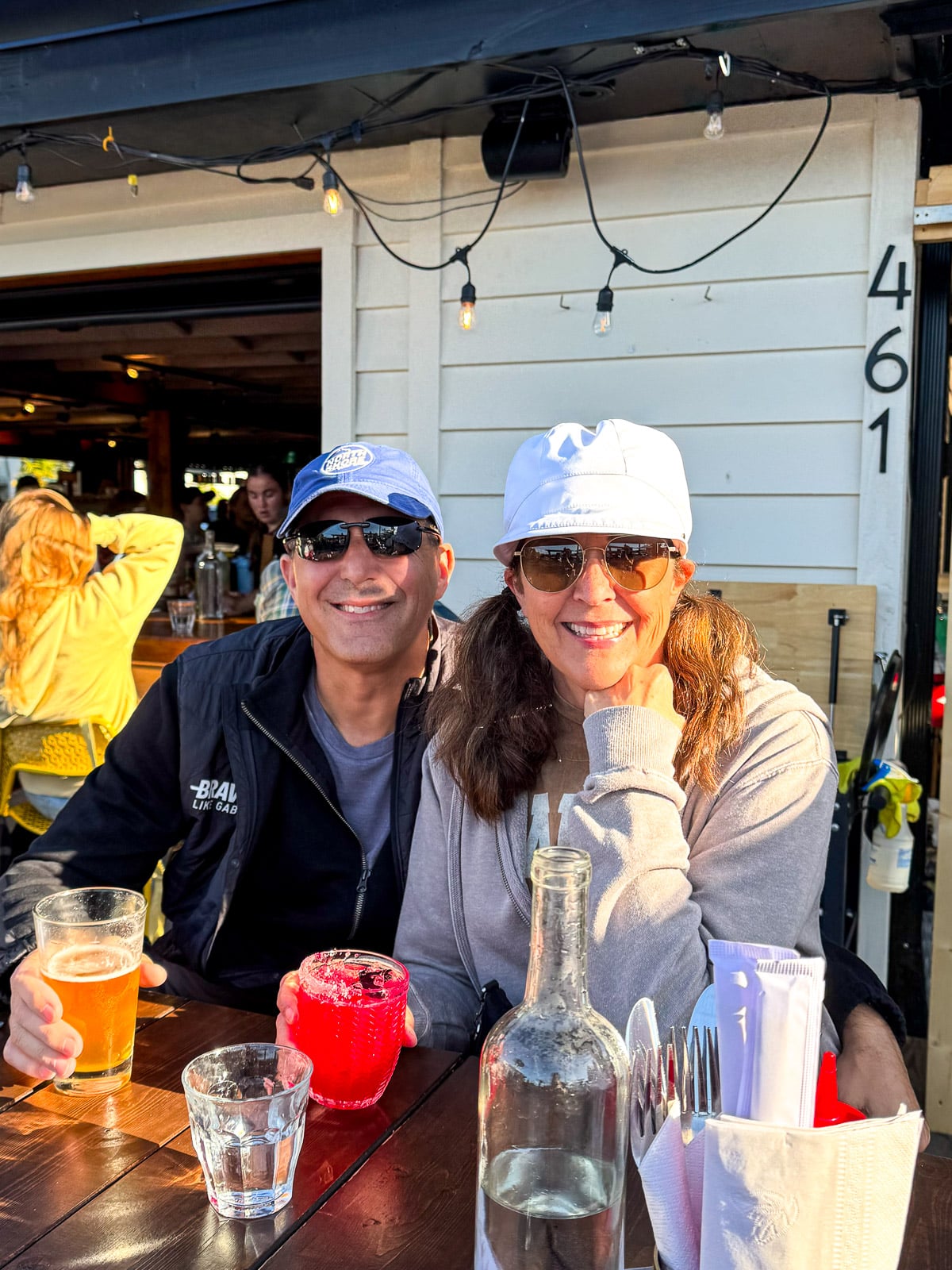 Mike and Sue at The Shed.