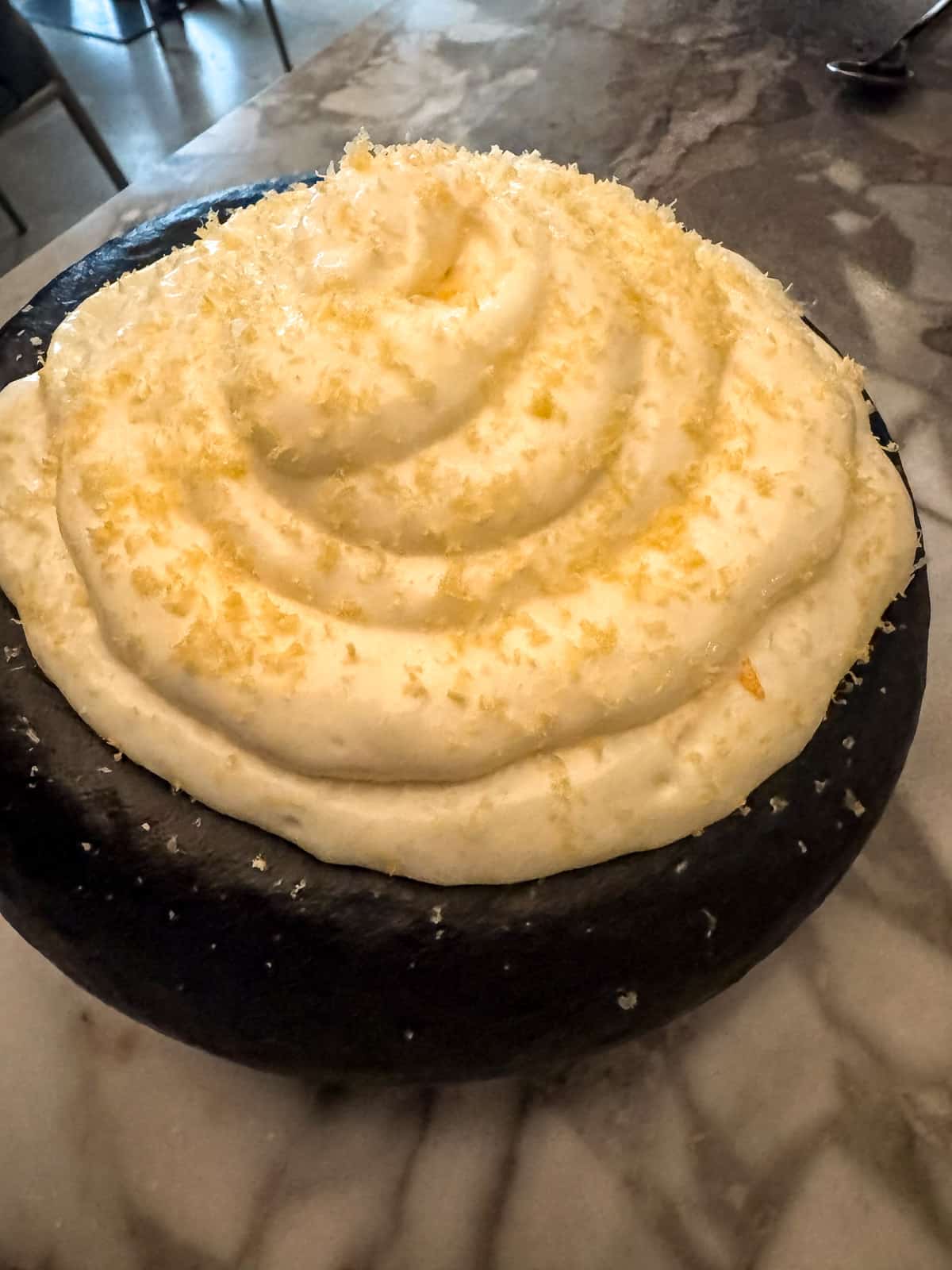 Our popcorn dessert at Elem.
