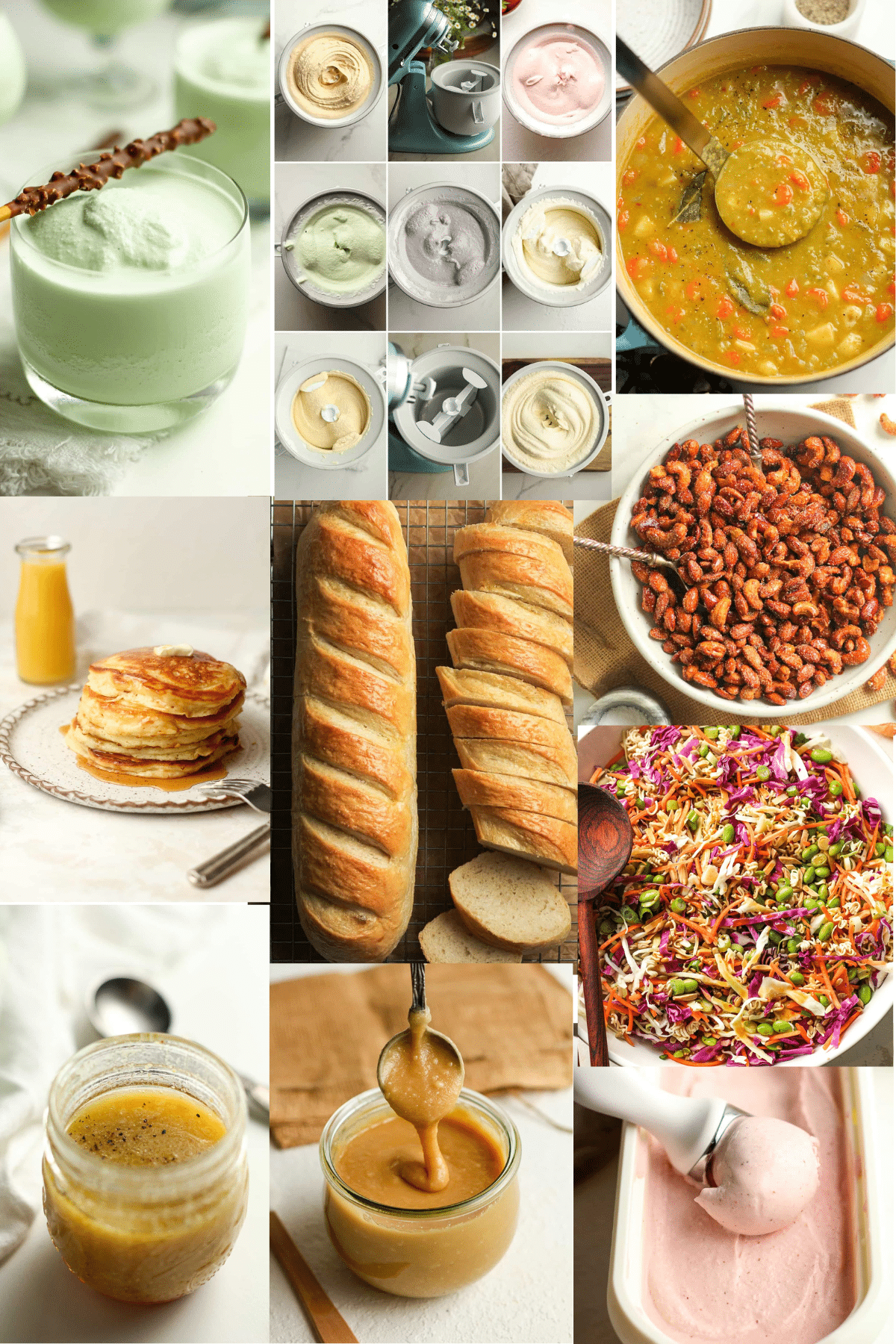 A collage of the top ten recipes.