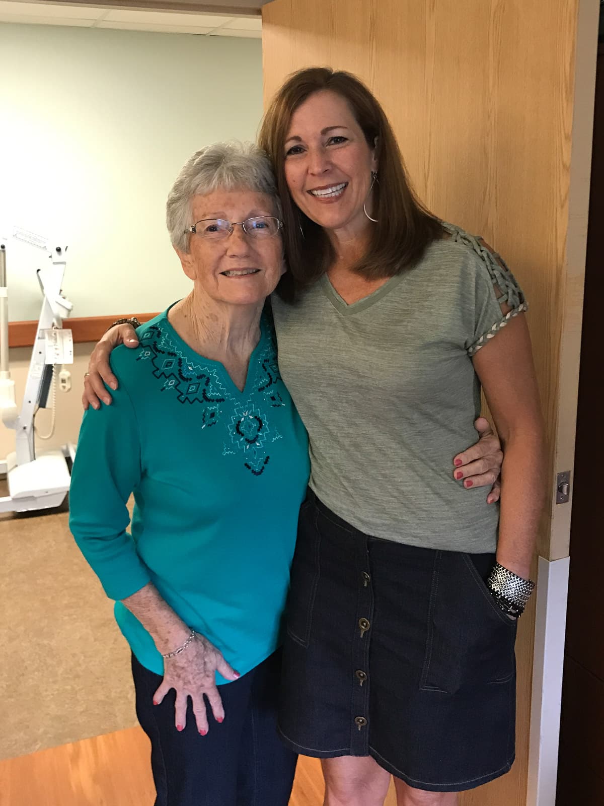 Mom and I at the nursing home in Algona.